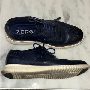 Cole Haan ZeroGrand Men's Navy Brogue Shoes